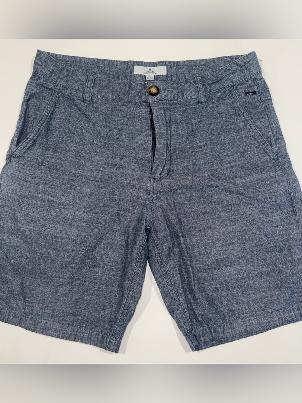 Rip Curl Men's Heathered Blue Casual Shorts